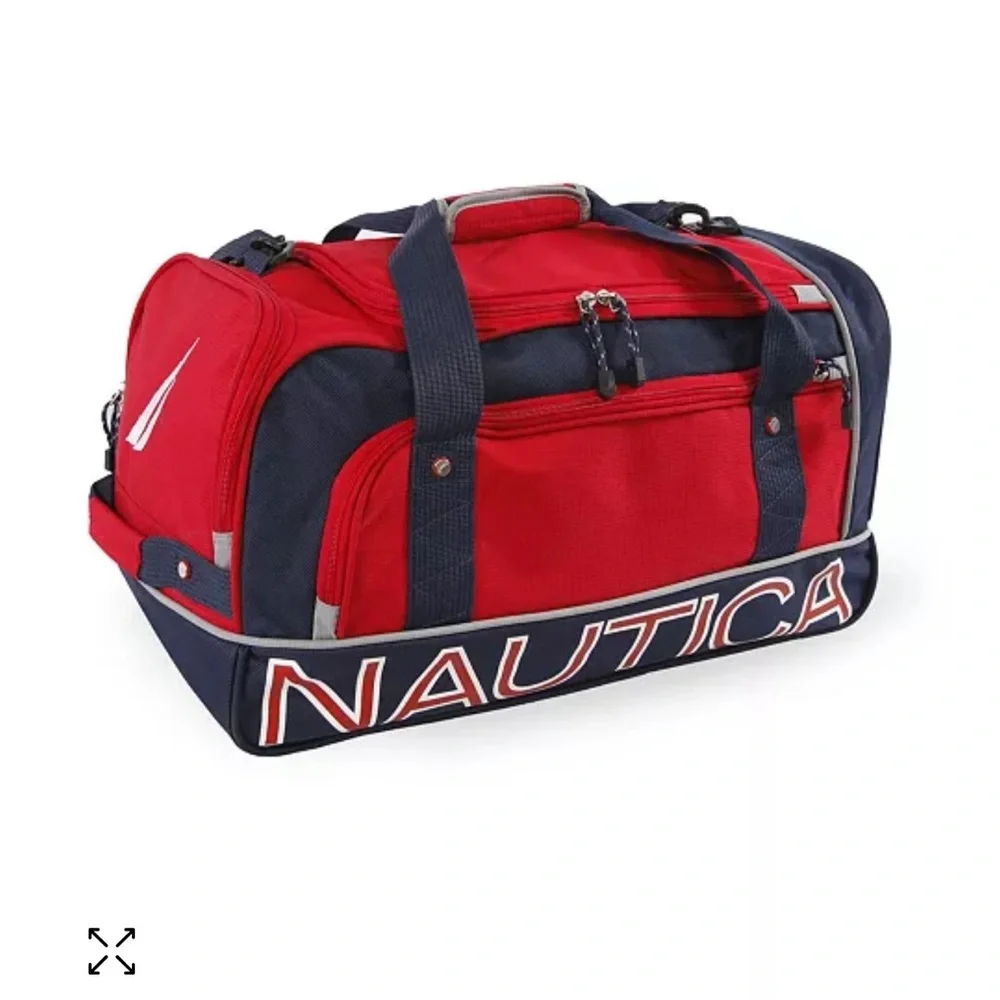 Nautica Red and Navy Men's Bag - Picture 14 of 15